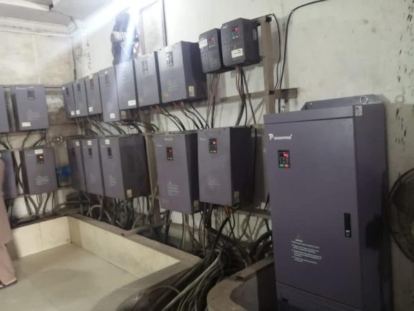 Transpowerdrive inverter installed in paper Mills.