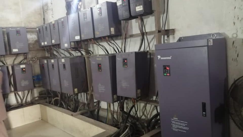 Transpowerdrive inverter installed in paper Mills.